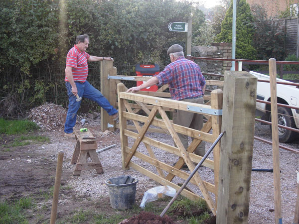 Building the Entrance Gate